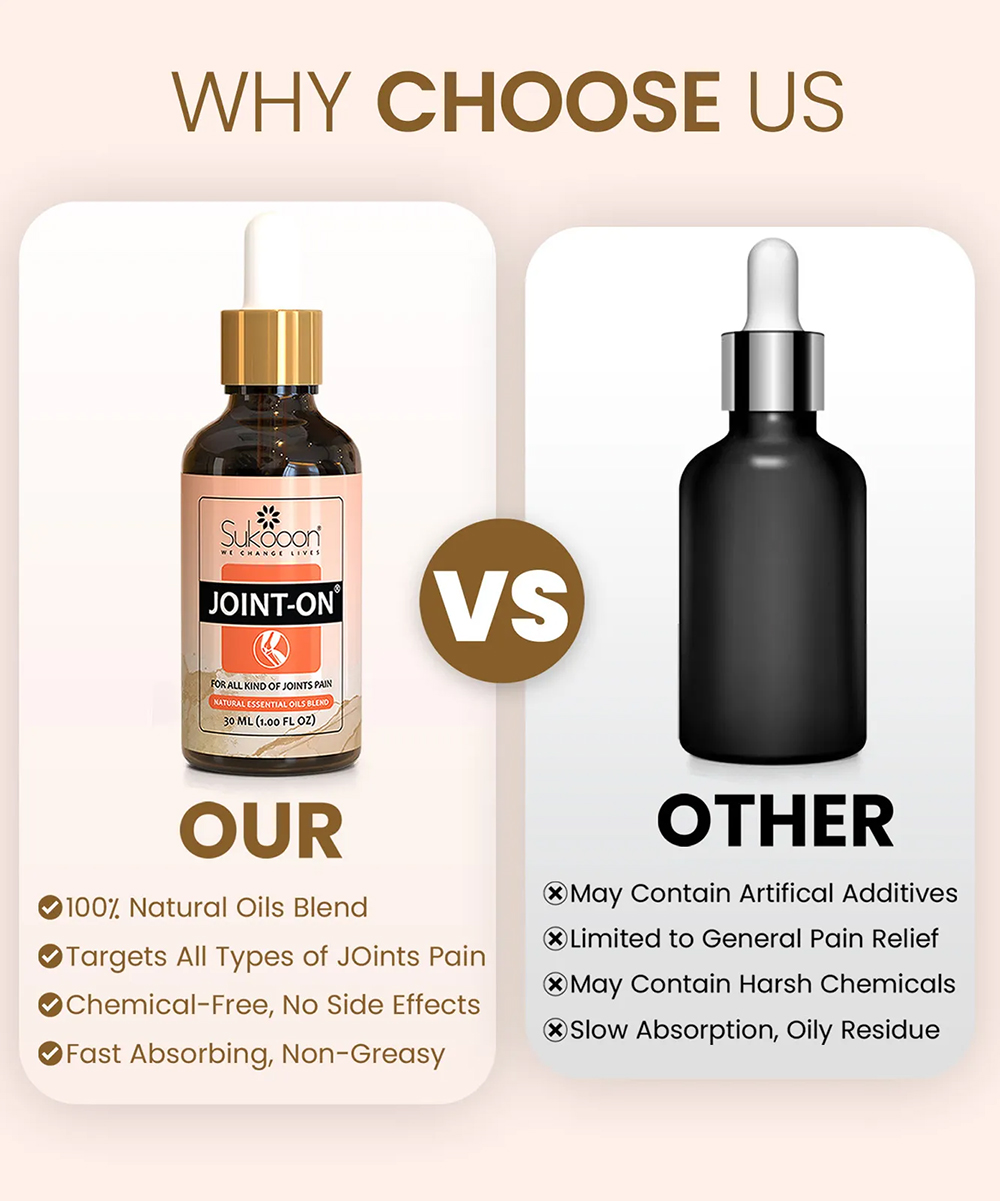 Sukoon - Knee Joint-On Essential Oil Blend For Pain In Joints | Natural Relief for Knee, Back & Joint Pain - Image 6